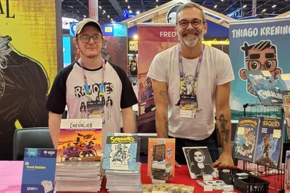 Fred Rubim e Thiago Krening na CCXP<!-- NICAID(15929440) -->