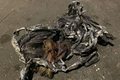 Dupla é presa por suspeita de furto de fios em Porto Alegre<!-- NICAID(15607574) -->