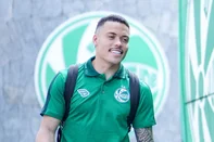 Viagem do Juventude para jogo com a Ponte Preta, pela Série B 2026. Na foto, o meia Mandaca.<!-- NICAID(16381280) -->