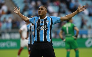 Porto Alegre, RS, Brasil — Campeonato Gaúcho 2026.Grêmio e São Luiz se enfrentam na Arena do Grêmio, em Porto Alegre, em partida válida por mais uma rodada do Gauchão 2026.Indexador: jeff botega<!-- NICAID(16206077) -->