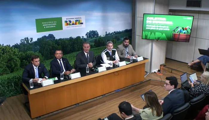 Ministério da Agricultura e Pecuária / Reprodução Ministério da Agricultura e Pecuária / Reprodução