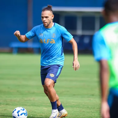 Braithwaite no treino do Grêmio<!-- NICAID(16014311) -->