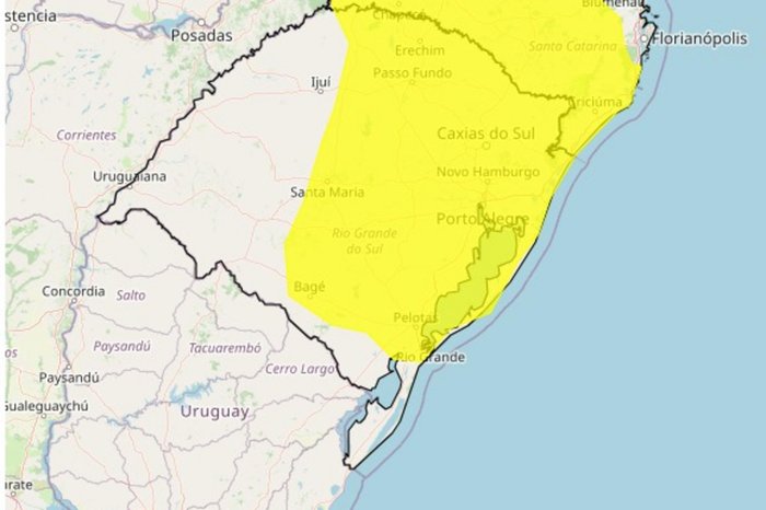 Instuto Nacional de Meteorologia (Inmet) / Reprodução
