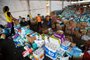 ENCANTADO, RS, BRASIL, 11.09.2023: Manhã de Segunda em alguns pontos de distribuição de doações para moradores atingidos pela enchente. Foto: Camila Hermes/Agencia RBS<!-- NICAID(15536896) -->