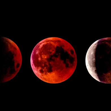 Time lapse of Lunar Eclipse 2018 Blood MoonTime lapse do Eclipse Lunar 2018 Lua de Sangue. Foto: Lukassek / stock.adobe.comFonte: 215544372<!-- NICAID(15572035) -->
