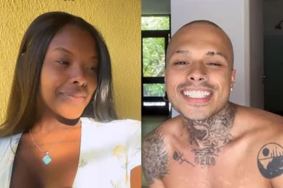 Modelo apontada como mãe da filha de Vitão rebate críticas sobre paternidade da bebê. na foto, Suelen Gervasio e Vitão<!-- NICAID(15404422) -->