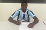 Grêmio assina primeiro contrato profissional com atacante de 17 anosLian já integra a equipe sub-20, mas é acompanhado pela categoria profissional