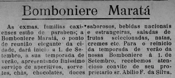 Jornal "O Momento" / Reprodução Jornal "O Momento" / Reprodução