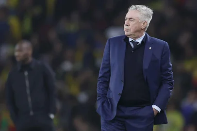 RAFAEL RIBEIRO / CBF,Divulgação Carlo Ancelotti em Brasil x Senegal<!-- NICAID(16168821) -->