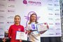 CAXIAS DO SUL, RS, BRASIL, 29/11/2023. Premiação jornalista por um dia. Na foto, Nathaly Domingues Capeletti e Laura Inês Barbieri (Neimar De Cesero/Agência RBS)Indexador: NEIMAR DE CESERO<!-- NICAID(15612074) -->