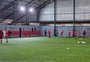 Por alagamento em Alvorada, Inter improvisa treino em ginásio 