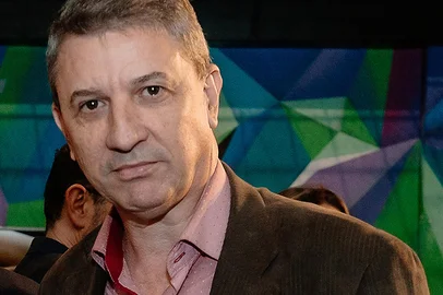 Paulo Rodrigues e Antonio Feldmann apoiadores da realização da Eletric Move - 1ª Mostra de Veículos e Mobilidade Elétrica do Rio Grande do Sul, na apresentação do conceito inédito para a região, terça-feira, no TecnoUCSCaxias do Sul, RS, Brasil<!-- NICAID(15468181) -->