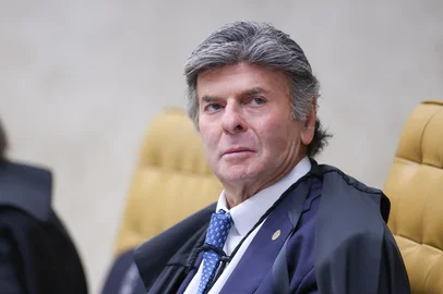 Ministro Luiz Fux em sessão plenária do STF.<!-- NICAID(16052503) -->