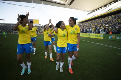 Amistoso da Seleção Feminina PrincipalIndexador: Lucas Figueiredo/CBF<!-- NICAID(15336033) -->