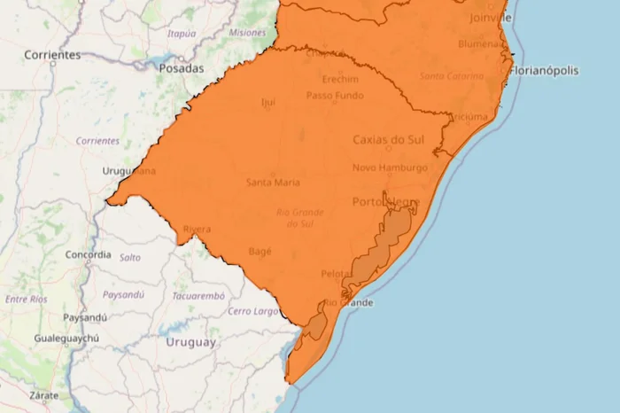 Instituto Naciona de Meteorologia (Inmet) / Reprodução