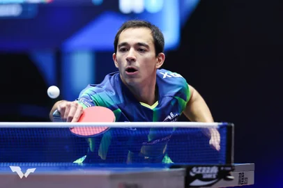 Hugo Calderano, tênis de mesa