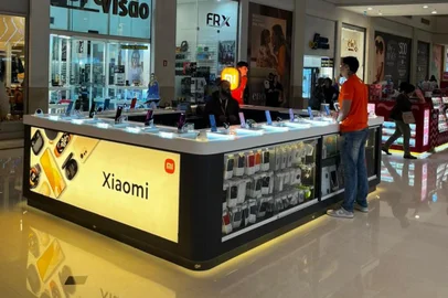 Quiosque da xiaomi no Iguatemi<!-- NICAID(15419452) -->