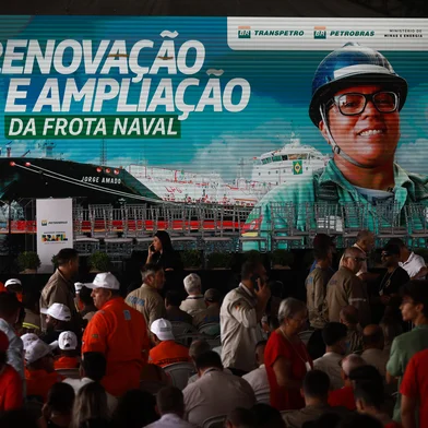 Rio Grande, RS, Brasil, 24-02-2025: Pré evento no Estaleiro Rio Grande. Foto: Renan Mattos / Agência RBS<!-- NICAID(15982537) -->