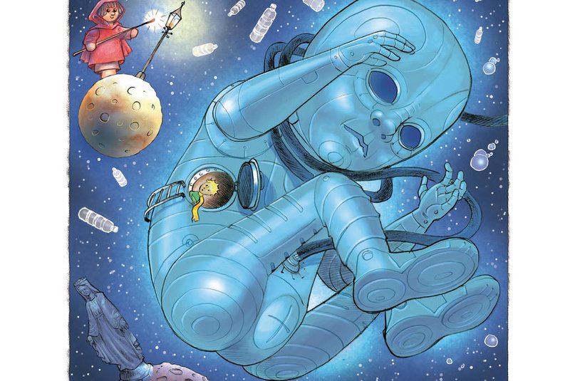 O Pequeno Astronauta, história em quadrinhos de Jean-Paul Eid lançada pela Nemo em 2022<!-- NICAID(15208666) -->
