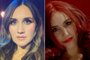 Dulce Maria pinta os cabelos de vermelho em preparação para a nova turnê do RBD.<!-- NICAID(15501234) -->