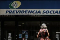 PORTO ALEGRE, RS, BRASIL - 15/01/2020Fachada do prédio da Previdência Social do Centro de Porto Alegre<!-- NICAID(14387984) -->