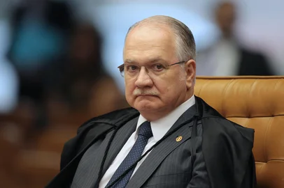 Ministro Edson Fachin durante sessão do STF.<!-- NICAID(12847623) -->