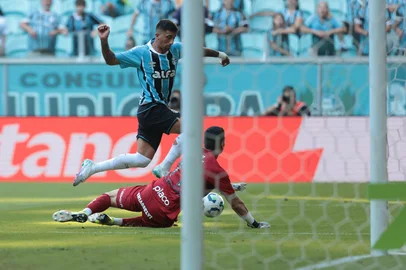 04.05.2025, PORTO ALEGRE, RS, Brasil: Pré-jogo Grêmio x Santos, sétima rodada do Brasileirão 2025. Fotos: Jefferson Botega/Agencia RBSIndexador: jeff botega<!-- NICAID(16029625) -->