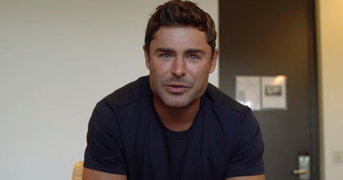 Zac Efron abre o jogo e explica suposta harmonização facial ruim 1 Zac Efron com visual diferente