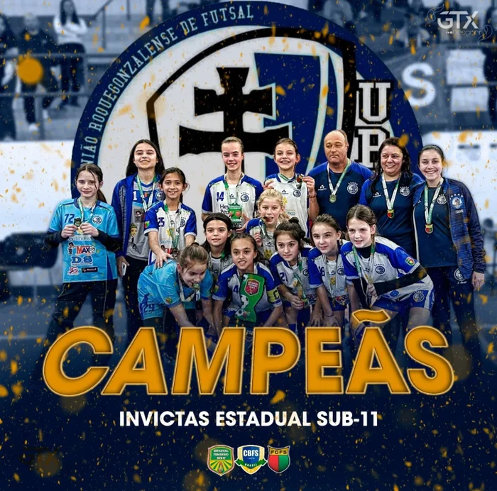 Divulgação União Roquegonzalense de Futsal Feminino