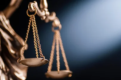 Close up on the scales of justiceBalança, justiça. Foto: sergign / stock.adobe.comIndexador: S.GnatiukFonte: 303155183<!-- NICAID(16050707) -->