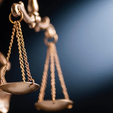 Close up on the scales of justiceBalança, justiça. Foto: sergign / stock.adobe.comIndexador: S.GnatiukFonte: 303155183<!-- NICAID(16050707) -->