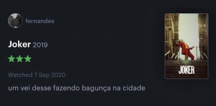 Letterboxd / Reprodução Letterboxd / Reprodução