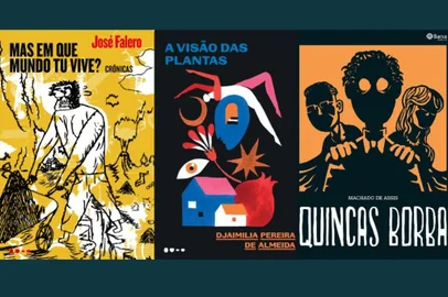 Plataforma do MEC com livros gratuitos tem cinco das 11 leituras obrigatórias do vestibular da UFRGS. Entre eles estão "Mas em que mundo tu vive?", de José Falero, "A visão das plantas", de Djaimilia Pereira de Almeida, e "Quincas Borba", de Machado de Assis.<!-- NICAID(16266564) -->