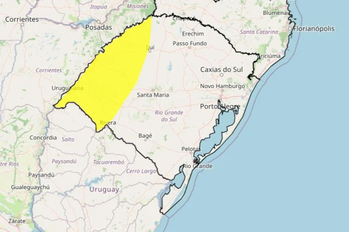 Instituto Nacional de Meteorologia (Inmet) / Reprodução