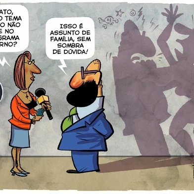 PORTO ALEGRE, RS, BRASIL, 18-08-2026: Charge do Fraga. Foto: Gilmar Fraga/Grupo RBS<!-- NICAID(16348656) -->
