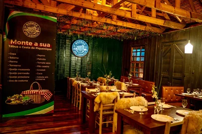 Bodega do Gringo, novo restaurante da Réplica de Caxias no Parque de Eventos da Festa da Uva. Abre nesta sexta-feira (6). <!-- NICAID(16053205) -->