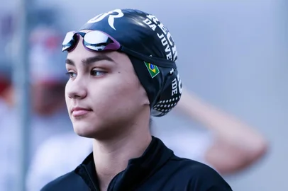 Nadadora do Recreio da Juventude é convocada para os Jogos Olímpicos da Juventude 2026. Cristhiane Añasco<!-- NICAID(16384473) -->