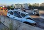 Colisão entre dois carros fere quatro pessoas em Santa Maria
