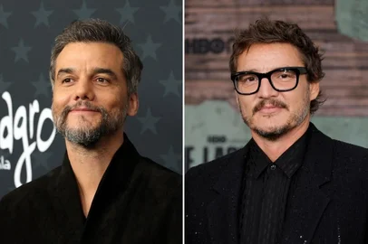 Wagner Moura pediu carta de recomendação a Pedro Pascal para se mudar para os EUA com mulher e filhos<!-- NICAID(16221836) -->