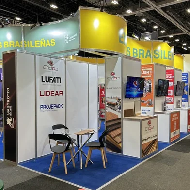 Oito empresas brasileiras participam até sábado da Tecno Mueble, em Guadalajara. A presença tem apoio técnico-operacional do Sindicato das Indústrias do Mobiliário de Bento Gonçalves (Sindmóveis).<!-- NICAID(15841693) -->