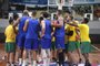 Seleção brasileira masculina de basquete, Santa Cruz do Sul, treino
