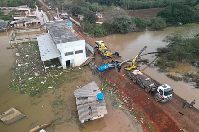 Higra empresta e vende mais bombas de drenagem durante enchente<!-- NICAID(16032780) -->