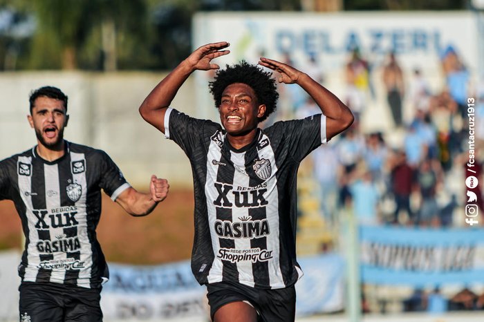 Vinicius Schubert / EC Santa Cruz/Divulgação Vinicius Schubert / EC Santa Cruz/Divulgação