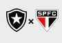 Botafogo x São Paulo: onde assistir, horário e escalações