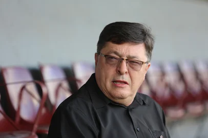 CAXIAS DO SUL, RS, BRASIL, 18/03/2025. Especial 90 Anos SER Caxias. Entrevista com presidente Roberto de Vargas. (Porthus Junior/Agência RBS)<!-- NICAID(15998968) -->