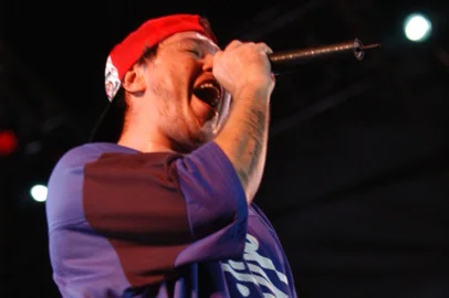 Planeta Atlântida, festival de música promovido pela RBS. Evento realizado na praia de Atlântida. Chorão, do Charlie Brown Jr.<!-- NICAID(999497) -->