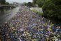 Fans of Boca Juniors queue outside Maracana Stadium in Rio de Janeiro, Brazil, before the Copa Libertadores final football match between Brazil's Fluminense and Argentina's Boca Juniors, on November 4, 2023. (Photo by DANIEL RAMALHO / AFP)Editoria: SPOLocal: Rio de JaneiroIndexador: DANIEL RAMALHOSecao: soccerFonte: AFPFotógrafo: STR<!-- NICAID(15588200) -->