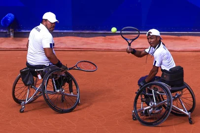 Leandro Pena, Ymanitu Silva, tênis em cadeira de rodas, Paris 2024