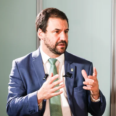 Brasília, (DF) - 09/04/2024 - Secretário de politicas digitais da Secom, João Brant, concede entrevista exclusiva aos veículos da EBC. Foto: Valter Campanato/Agência Brasil<!-- NICAID(15949044) -->