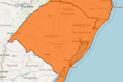 RS tem três alertas do Inmet para perigo de tempestade nesta quarta-feira<!-- NICAID(15652282) -->